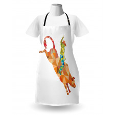 Geometric Fractal Cowboy Bull Apron