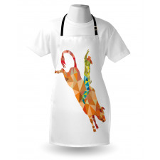 Geometric Fractal Cowboy Bull Apron