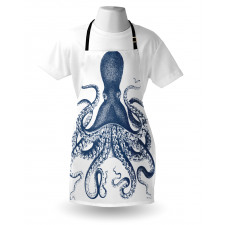 Grunge Sea Creature Apron