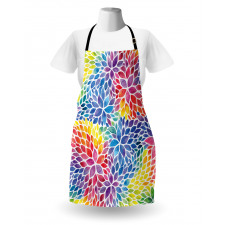 Rainbow Colored Leaves Apron