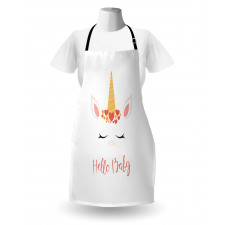 Nursery Lettering Horns Apron