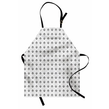 Retro Style Rhombus Stripes Apron