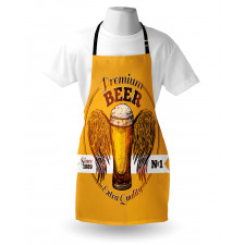 Premium Beer Grunge Graphic Apron