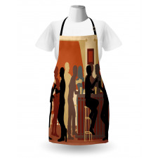 Night out with Friends Theme Apron