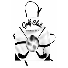 Golf Club Sign Members Only Apron