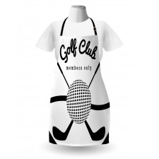 Golf Club Sign Members Only Apron