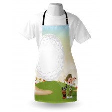 Little Boy Hitting the Ball Apron