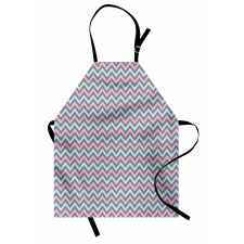 Pastel Sharp Zigzags Apron