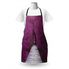 Spring Landscape  Floral Apron