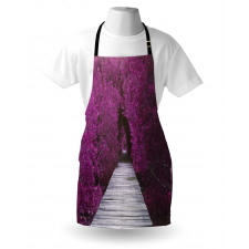 Spring Landscape  Floral Apron