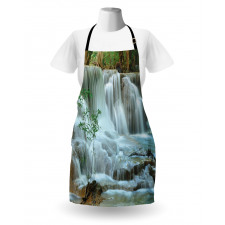 Waterfall Jungle Stream Tree Apron