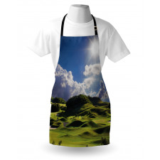 Summer Pasture Grassy Hills Apron