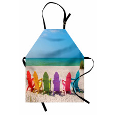 Colorful Wooden Deckchairs Apron