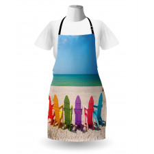 Colorful Wooden Deckchairs Apron