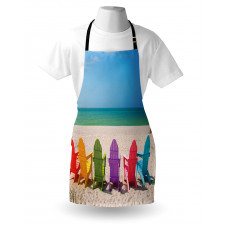 Colorful Wooden Deckchairs Apron