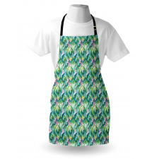 Fern and Monstera Leaves Apron