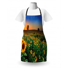 Flower Field at Sunset Apron