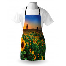 Flower Field at Sunset Apron