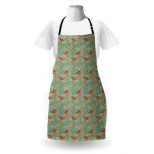 Silhouettes of Petals Apron