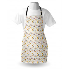 Pastel Romantic Nature Art Apron