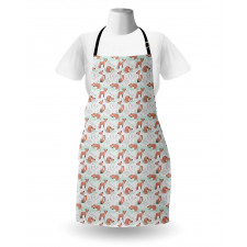 Wild Forest Animals Polka Dots Apron