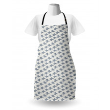 Doodle Fish Marine Life Apron