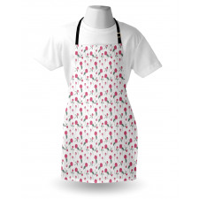 Romantic Flowers Valentine's Apron