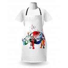 Musical Notes Animal Apron