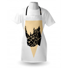 Angular Animal Design Graphic Apron