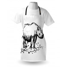 Animal with Paint Splashes Apron