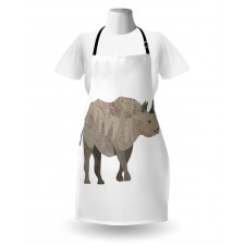 Herbivore Animal Monochrome Apron