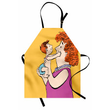 Woman with Her Grandkid Apron