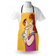 Woman with Her Grandkid Apron