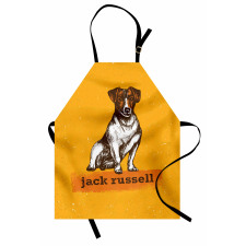 Grunge Puppy Design Apron