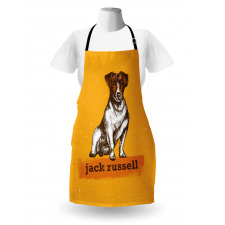 Grunge Puppy Design Apron