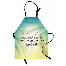 Hearts and Powerful Message Apron