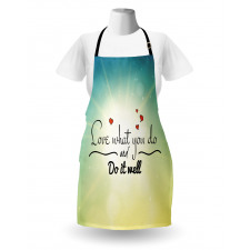 Hearts and Powerful Message Apron