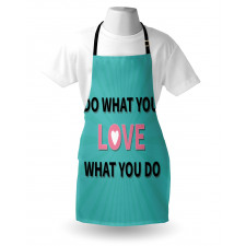 Starburst Lines with Phrase Apron