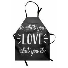 Hand Lettering Typography Apron