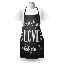 Hand Lettering Typography Apron