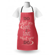 Love What You Do Typography Apron