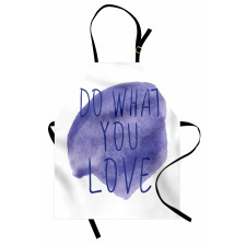 Watercolor Stain Abstract Apron