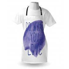 Watercolor Stain Abstract Apron