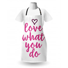 Do What You Love Pink Tones Apron