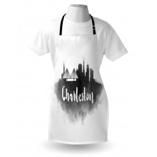 Smoky Style City Skyline Apron