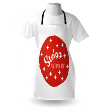 National Day Monochrome Apron