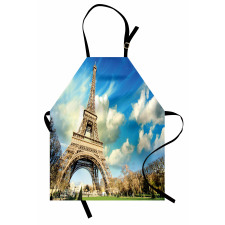 Eiffel Tower Autumn Trees Apron