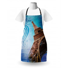 Tilt Shot Eiffel Tower Travel Apron