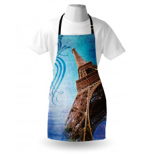 Tilt Shot Eiffel Tower Travel Apron