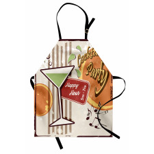 Retro Happy Hour Apron